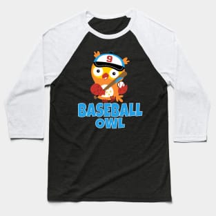 Cute baseball owl Baseball T-Shirt
